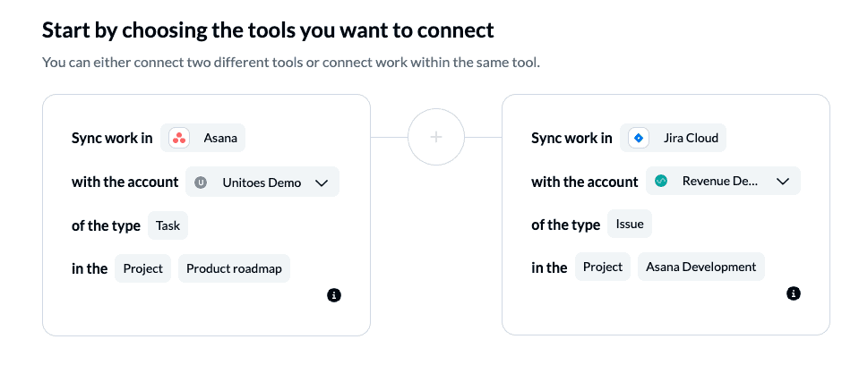 Connect Asana and Jira to Unito Two Way Sync