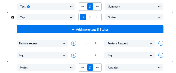changing values in Unito field mappings to sync multi-select fields between monday.com and Intercom