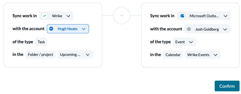 Connecting Wrike and Outlook with Unito